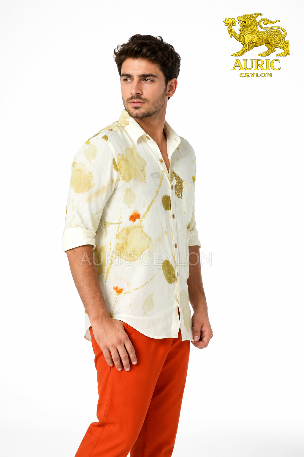 Fern Mist Natural Dye Men’s Shirt