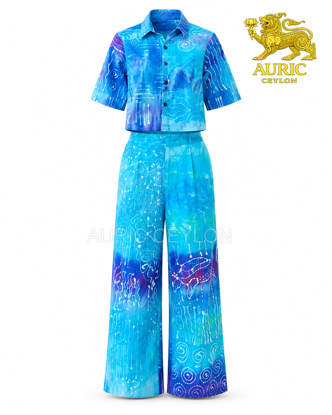 Blue Ocean Batik Co-ord Set