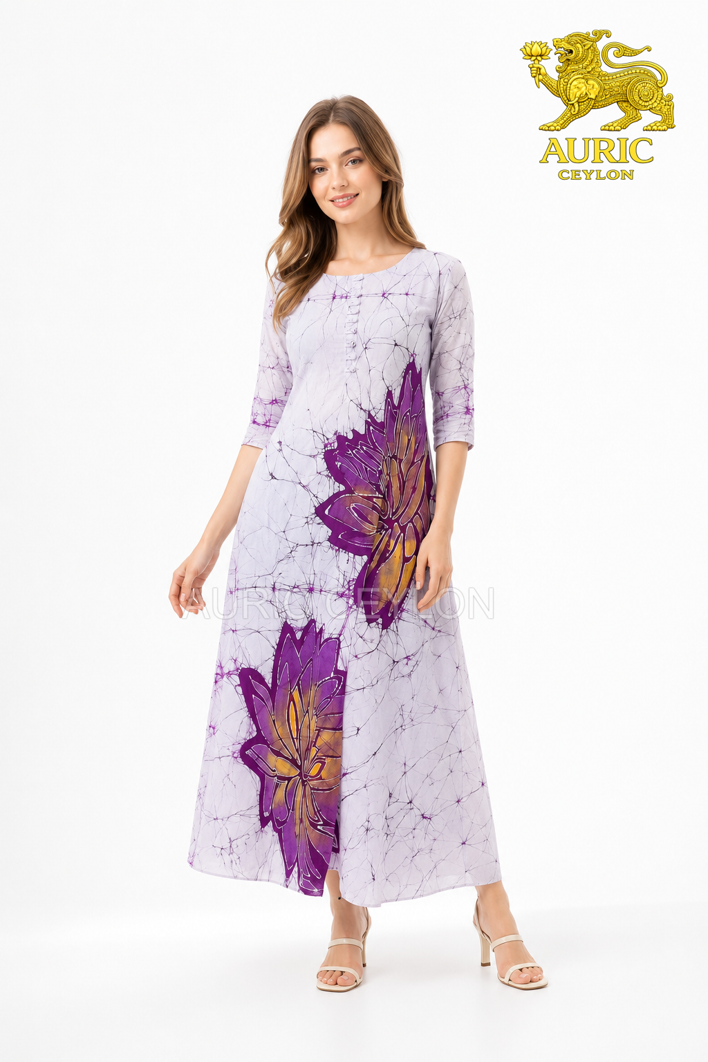 Royal Lotus Lavender Dress